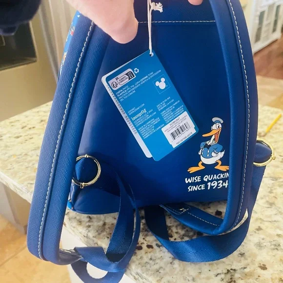 Error bag extremely rare!! NWT Loungefly Donald Duck 90th Anniversary - Picture 2 of 2